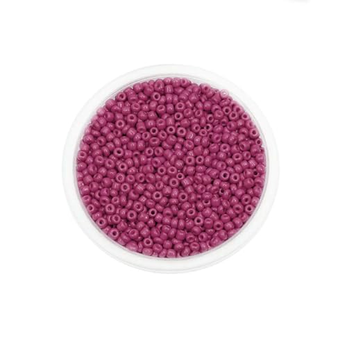 300/600 Stück 3/4,0 mm Charm-Glasperlen, tschechische Rocailles-Perlen, kleine runde lose Perlen für die Herstellung von DIY-Schmuck, Ohrringen und Armbändern – Dunkelrosa – 3,0 mm x 300/600 Stück 3/4,0 mm Charm-Glasperlen, tschechische Rocailles-Perlen, kleine runde lose Perlen für die Herstellung von DIY-Schmuck, Ohrringen und Armbändern – Dunkelrosa – 3,0 mm x von BSGUZ