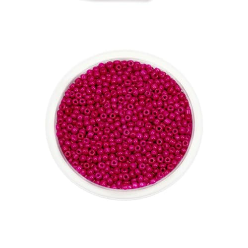 300/600 Stück 3/4,0 mm Charm-Glasperlen, tschechische Rocailles-Perlen, kleine runde lose Perlen für die Herstellung von DIY-Schmuck, Ohrringen und Armbändern – Rosérot – 4,0 mm x 30 300/600 Stück 3/4,0 mm Charm-Glasperlen, tschechische Rocailles-Perlen, kleine runde lose Perlen für die Herstellung von DIY-Schmuck, Ohrringen und Armbändern – Rosérot – 4,0 mm x 30 von BSGUZ