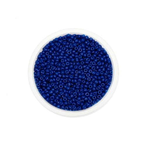 300/600 Stück 3/4,0 mm Charm-Glasperlen, tschechische Rocailles-Perlen, kleine runde lose Perlen für die Herstellung von DIY-Schmuck, Ohrringen und Armbändern – Schmuckblau – 3,0 mm 300/600 Stück 3/4,0 mm Charm-Glasperlen, tschechische Rocailles-Perlen, kleine runde lose Perlen für die Herstellung von DIY-Schmuck, Ohrringen und Armbändern – Schmuckblau – 3,0 mm von BSGUZ