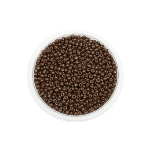 300/600 Stück 3/4,0 mm Charm-Glasperlen, tschechische Rocailles-Perlen, kleine runde lose Perlen für die Herstellung von DIY-Schmuck, Ohrringen und Armbändern – Schokoladenfarbe – 4, 300/600 Stück 3/4,0 mm Charm-Glasperlen, tschechische Rocailles-Perlen, kleine runde lose Perlen für die Herstellung von DIY-Schmuck, Ohrringen und Armbändern – Schokoladenfarbe – 4, von BSGUZ