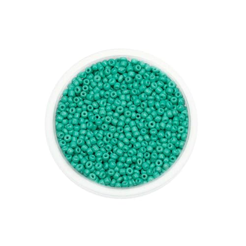 300/600 Stück 3/4,0 mm Charm-Glasperlen, tschechische Rocailles-Perlen, kleine runde lose Perlen für die Herstellung von DIY-Schmuck, Ohrringen und Armbändern – Seegrün – 3,0 mm x 60 300/600 Stück 3/4,0 mm Charm-Glasperlen, tschechische Rocailles-Perlen, kleine runde lose Perlen für die Herstellung von DIY-Schmuck, Ohrringen und Armbändern – Seegrün – 3,0 mm x 60 von BSGUZ