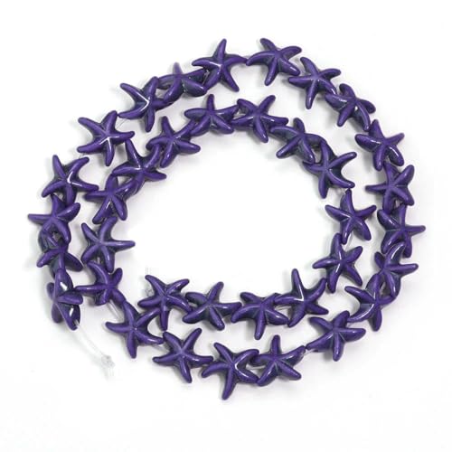 35 Stück 13,0 mm Seesternform Naturtürkis-Steinperlen Bunte Howlith-Handarbeitsperlen für Schmuckherstellung DIY Anhänger Basteln-Lila-13,0 mm Ca. 35 Stück 35 Stück 13,0 mm Seesternform Naturtürkis-Steinperlen Bunte Howlith-Handarbeitsperlen für Schmuckherstellung DIY Anhänger Basteln-Lila-13,0 mm Ca. 35 Stück von BSGUZ