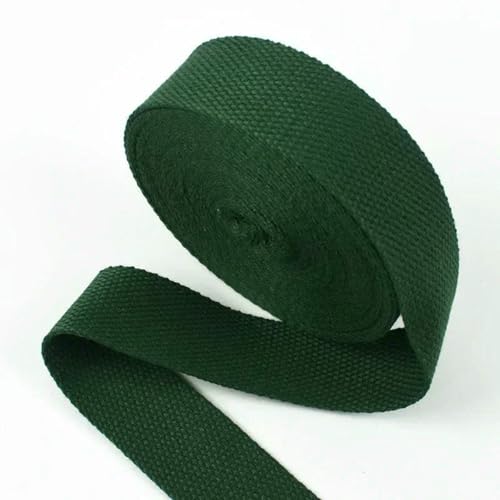 4,0 m 20/25/32/38/50 mm farbige Baumwollgurtbänder für Taschengurte, Haustierhalsbänder, DIY-Taschen, Nähzubehör-GrünSchwarz-25 mm 4,0 m 20/25/32/38/50 mm farbige Baumwollgurtbänder für Taschengurte, Haustierhalsbänder, DIY-Taschen, Nähzubehör-GrünSchwarz-25 mm von BSGUZ