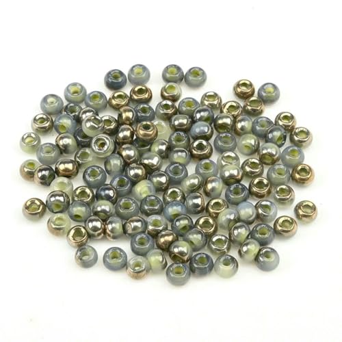 4,0 mm Jadegoldfarbene kleine runde Perlen, 10 Gramm, tschechische Glasperlen zum Basteln von Ohrringen, Anhängern, DIY, handgefertigte Perlen-S3508-4,0 mm, 150 Stück 4,0 mm Jadegoldfarbene kleine runde Perlen, 10 Gramm, tschechische Glasperlen zum Basteln von Ohrringen, Anhängern, DIY, handgefertigte Perlen-S3508-4,0 mm, 150 Stück von BSGUZ