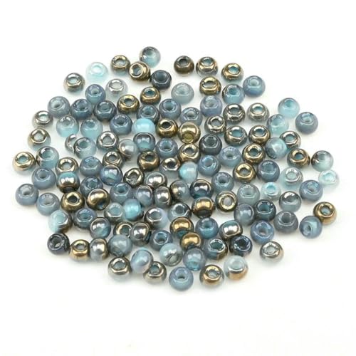 4,0 mm Jadegoldfarbene kleine runde Perlen, 10 Gramm, tschechische Glasperlen zum Basteln von Ohrringen, Anhängern, DIY, handgefertigte Perlen-S3513-4,0 mm, 150 Stück 4,0 mm Jadegoldfarbene kleine runde Perlen, 10 Gramm, tschechische Glasperlen zum Basteln von Ohrringen, Anhängern, DIY, handgefertigte Perlen-S3513-4,0 mm, 150 Stück von BSGUZ