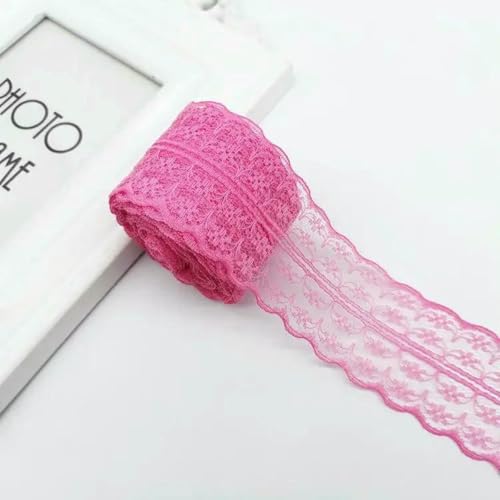 4,5 cm Spitzenband, 10 Meter/Rolle, Weiß, Schwarz, Rosa, Rot, Blau, Grün, Lila, Beige, Orange, Gelb, Burgunderrot, Kaffee, Spitzenband, Basteln, Dunkelrosa, 4,5 cm breit 4,5 cm Spitzenband, 10 Meter/Rolle, Weiß, Schwarz, Rosa, Rot, Blau, Grün, Lila, Beige, Orange, Gelb, Burgunderrot, Kaffee, Spitzenband, Basteln, Dunkelrosa, 4,5 cm breit von BSGUZ