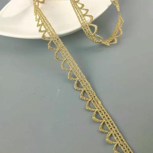4,5 m Spitzenbesatz mit goldener Stickerei und Blumen, zum Stricken, für Hochzeiten, DIY, handgefertigt, klassischer Stil, Patchworkband, Nähzubehör, Basteln, Messing, 4,5 m 4,5 m Spitzenbesatz mit goldener Stickerei und Blumen, zum Stricken, für Hochzeiten, DIY, handgefertigt, klassischer Stil, Patchworkband, Nähzubehör, Basteln, Messing, 4,5 m von BSGUZ