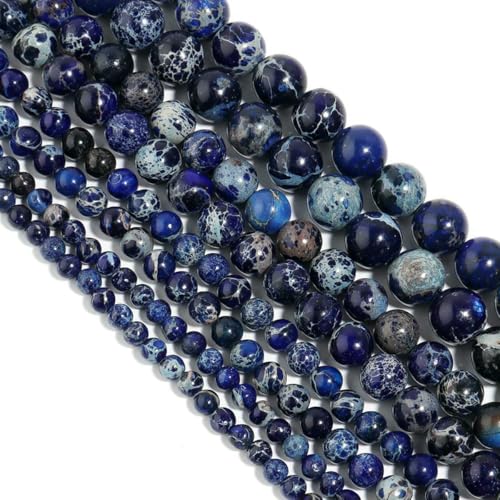 4 6 8 10 12 mm Naturstein, rund, Tigerauge, Amethyst, Achat, Jade, Stein, Abstandsperle für Schmuckherstellung, DIY-Armband, Handarbeit, Dunkelblau 6825, 10 mm 4 6 8 10 12 mm Naturstein, rund, Tigerauge, Amethyst, Achat, Jade, Stein, Abstandsperle für Schmuckherstellung, DIY-Armband, Handarbeit, Dunkelblau 6825, 10 mm von BSGUZ