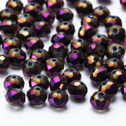 4 6 8 mm Rondell-Kristallperlen, facettierte Porzellan-Glasperlen, lose Abstandsperlen zur Schmuckherstellung, Handarbeit, Armband, Halskette, BZ002, 42–6 mm, 85–90 Stück 4 6 8 mm Rondell-Kristallperlen, facettierte Porzellan-Glasperlen, lose Abstandsperlen zur Schmuckherstellung, Handarbeit, Armband, Halskette, BZ002, 42–6 mm, 85–90 Stück von BSGUZ