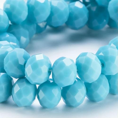 4 6 8 mm Rondell-Kristallperlen, facettierte Porzellan-Glasperlen, lose Abstandsperlen zur Schmuckherstellung, Handarbeit, Armband, Halskette, BZ002-09-8 mm-65-70 Stück 4 6 8 mm Rondell-Kristallperlen, facettierte Porzellan-Glasperlen, lose Abstandsperlen zur Schmuckherstellung, Handarbeit, Armband, Halskette, BZ002-09-8 mm-65-70 Stück von BSGUZ