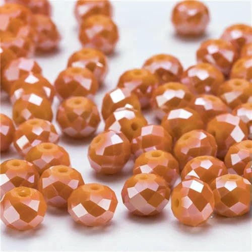 4 6 8 mm tschechische Rondell-Kristallperlen, AB-Farbe, facettierte Glasperlen, lose Abstandsperlen für die Schmuckherstellung, DIY-Armband, Halskette, Z339AB, 6 mm, 90 Stück 4 6 8 mm tschechische Rondell-Kristallperlen, AB-Farbe, facettierte Glasperlen, lose Abstandsperlen für die Schmuckherstellung, DIY-Armband, Halskette, Z339AB, 6 mm, 90 Stück von BSGUZ