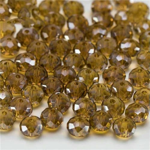 4 6 8 mm tschechische Rondell-Kristallperlen, AB-Farbe, facettierte Glasperlen, lose Abstandsperlen für die Schmuckherstellung, DIY-Armband, Halskette, Z340AB, Kaffeebraun, 4,0 mm, 120 Stück 4 6 8 mm tschechische Rondell-Kristallperlen, AB-Farbe, facettierte Glasperlen, lose Abstandsperlen für die Schmuckherstellung, DIY-Armband, Halskette, Z340AB, Kaffeebraun, 4,0 mm, 120 Stück von BSGUZ