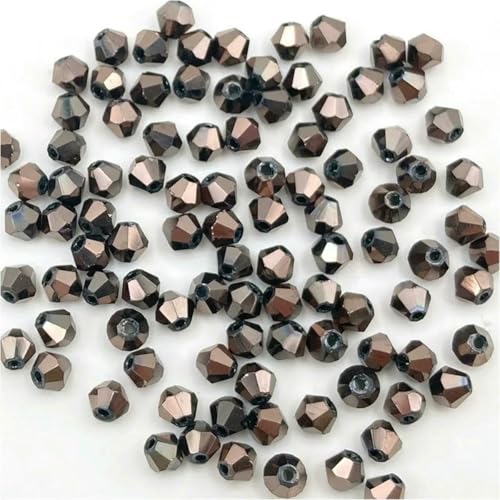 4 6 mm doppelkegelige österreichische Kristallperlen zur Schmuckherstellung, mehrfarbige facettierte Glas-Abstandsperlen für DIY-Zubehör, Großhandel-z31-4,0 mm (ca. 90 Stück) von BSGUZ