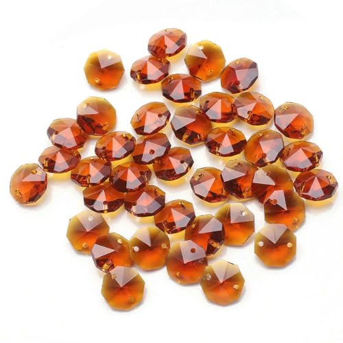 40 Stück 14,0 mm Doppellöcher Facettiertes Glas Lose Abstandshalter Achteckperlen DIY mit Kristallanhänger für Kronleuchter Sonnenfängerherstellung-ShenHu 40 Stück 14,0 mm Doppellöcher Facettiertes Glas Lose Abstandshalter Achteckperlen DIY mit Kristallanhänger für Kronleuchter Sonnenfängerherstellung-ShenHu von BSGUZ