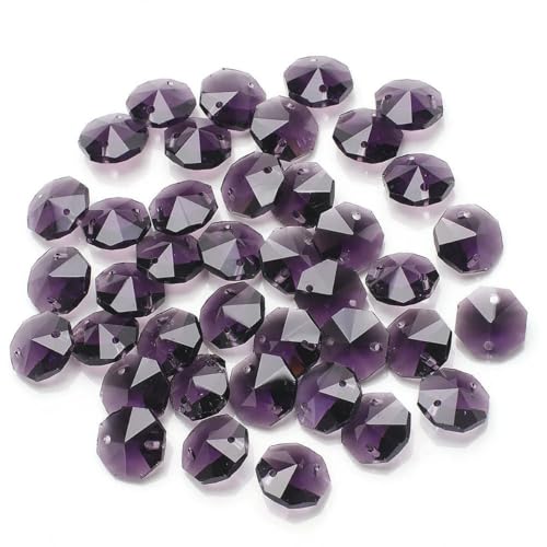 40 Stück 14,0 mm Doppellöcher Facettiertes Glas Lose Abstandshalter Achteckperlen DIY mit Kristallanhänger für Kronleuchter Sonnenfängerherstellung-ZiLuoLan 40 Stück 14,0 mm Doppellöcher Facettiertes Glas Lose Abstandshalter Achteckperlen DIY mit Kristallanhänger für Kronleuchter Sonnenfängerherstellung-ZiLuoLan von BSGUZ