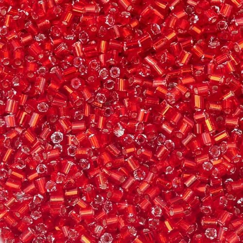 430–2100 Stück 2,5 mm Louleur Silberfarbene Rocailles-Perlen in Röhrenform, tschechische Glasperlen zur Schmuckherstellung, Taschen, Kleidung, Nähen, DIY-15–2,5 mm, 2150 Stüc von BSGUZ