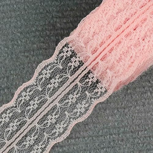 45 mm Spitzenband, Netz-Spitzenbesatz, ideal für Hochzeiten, Weihnachtsvorhänge, Dekorationen, DIY-Haarschleifen, Nähstoffe – Hellpfirsich – 9 Meter 45 mm Spitzenband, Netz-Spitzenbesatz, ideal für Hochzeiten, Weihnachtsvorhänge, Dekorationen, DIY-Haarschleifen, Nähstoffe – Hellpfirsich – 9 Meter von BSGUZ