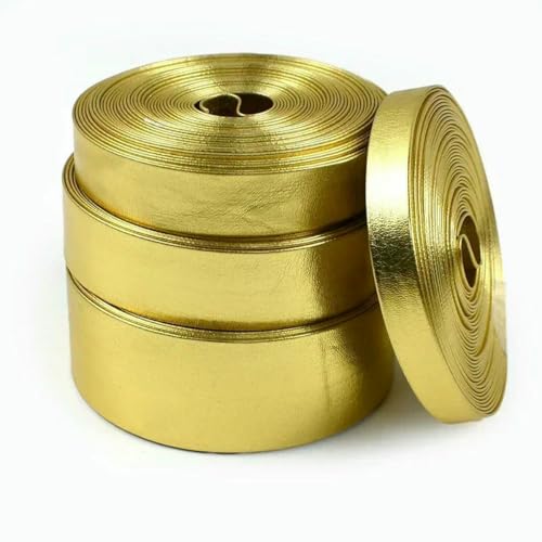 5/10/15/20/25/30 mm weiches Ledergurtband, 5 Meter, Schmuck, PU-Band, Dekoration, Säume, Spitzenbesatz, Schleife, Nähgürtel, Schlinge – RD006 – Metallgold – 20 mm 5/10/15/20/25/30 mm weiches Ledergurtband, 5 Meter, Schmuck, PU-Band, Dekoration, Säume, Spitzenbesatz, Schleife, Nähgürtel, Schlinge – RD006 – Metallgold – 20 mm von BSGUZ