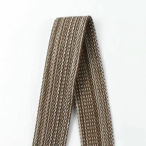 5/10 Meter 20–34,0 mm Polyester-Jacquard-Gurtband, Baumwollband, Schultertaschengurt, Schuhband, Rucksack, Kleidung, Nähzubehör, Kaffeebraun, 30 mm, 5 Meter 5/10 Meter 20–34,0 mm Polyester-Jacquard-Gurtband, Baumwollband, Schultertaschengurt, Schuhband, Rucksack, Kleidung, Nähzubehör, Kaffeebraun, 30 mm, 5 Meter von BSGUZ