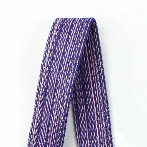 5/10 Meter 20–34,0 mm Polyester-Jacquard-Gurtband, Baumwollband, Schultertaschengurt, Schuhband, Rucksack, Kleidung, Nähzubehör, Lila, 25 mm, 5 Meter 5/10 Meter 20–34,0 mm Polyester-Jacquard-Gurtband, Baumwollband, Schultertaschengurt, Schuhband, Rucksack, Kleidung, Nähzubehör, Lila, 25 mm, 5 Meter von BSGUZ