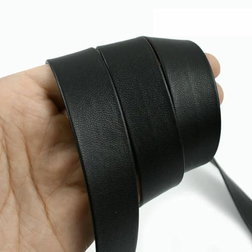 5/10 Meter 3–50 mm schwarzes PU-Lederband zum Nähen von Taschengurten, Halsketten, Schmuck, Gurtband, Kleidung, Dekorationsseil, 20 mm, 10 Meter 5/10 Meter 3–50 mm schwarzes PU-Lederband zum Nähen von Taschengurten, Halsketten, Schmuck, Gurtband, Kleidung, Dekorationsseil, 20 mm, 10 Meter von BSGUZ