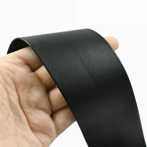 5/10 Meter 3–50 mm schwarzes PU-Lederband zum Nähen von Taschengurten, Halsketten, Schmuck, Gurtband, Kleidung, Dekorationsseil, 50 mm, 5 Meter 5/10 Meter 3–50 mm schwarzes PU-Lederband zum Nähen von Taschengurten, Halsketten, Schmuck, Gurtband, Kleidung, Dekorationsseil, 50 mm, 5 Meter von BSGUZ