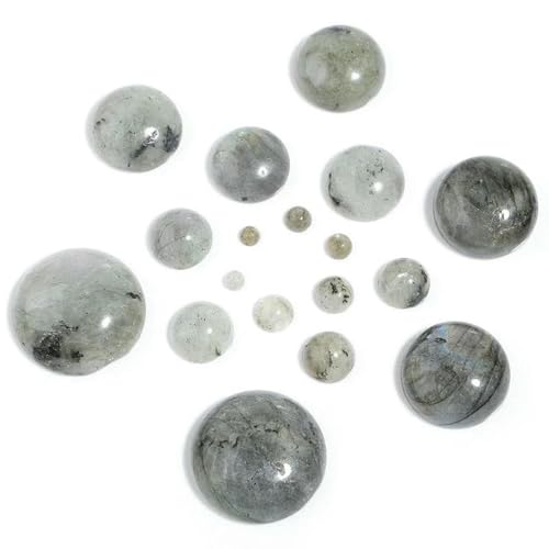 5/10 Stück runde Naturstein-Cabochon-Perlen, flache Rückseite, lose Abstandshalter, Cabochon-Steinperlen, DIY-Schmuck, Anhänger, Ringzubehör, Schimmerstein, 25 mm, 5 Stück 5/10 Stück runde Naturstein-Cabochon-Perlen, flache Rückseite, lose Abstandshalter, Cabochon-Steinperlen, DIY-Schmuck, Anhänger, Ringzubehör, Schimmerstein, 25 mm, 5 Stück von BSGUZ