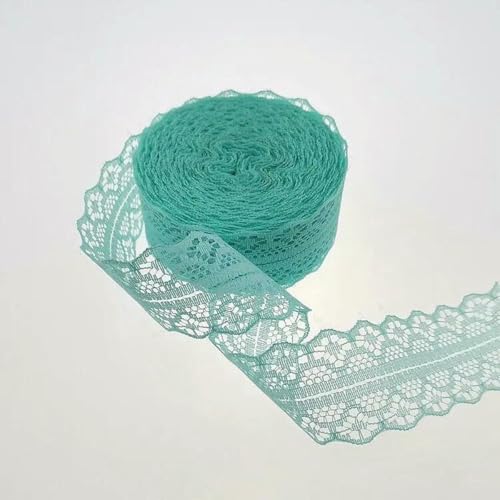 5 10 Yards/Rolle 27 mm gestrickter Spitzenstoff, nicht elastisch, Polyester-Spitzenband, handgefertigt, Patchwork, DIY-Nähzubehör für Bastelarbeiten, Grün, breit 27 mm, 10 Yards 5 10 Yards/Rolle 27 mm gestrickter Spitzenstoff, nicht elastisch, Polyester-Spitzenband, handgefertigt, Patchwork, DIY-Nähzubehör für Bastelarbeiten, Grün, breit 27 mm, 10 Yards von BSGUZ