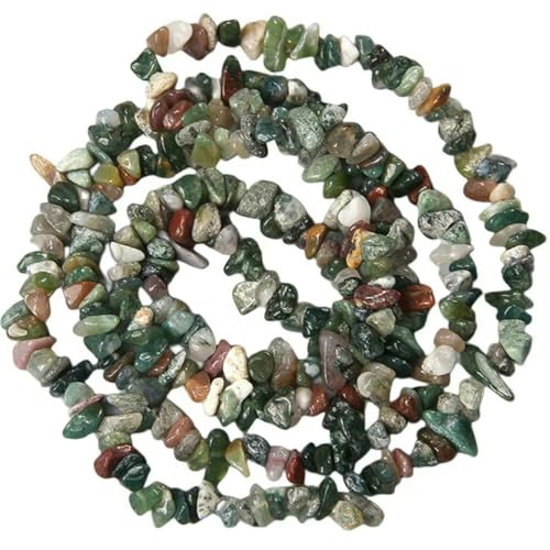 5–7 mm Naturstein, unregelmäßige Form, Freiform-Chip-Perle, Türkis, Rosenquarz, Goldstein, für die Schmuckherstellung, DIY-Armband, Halskette, indischer Achat, 81,3 cm 5–7 mm Naturstein, unregelmäßige Form, Freiform-Chip-Perle, Türkis, Rosenquarz, Goldstein, für die Schmuckherstellung, DIY-Armband, Halskette, indischer Achat, 81,3 cm von BSGUZ