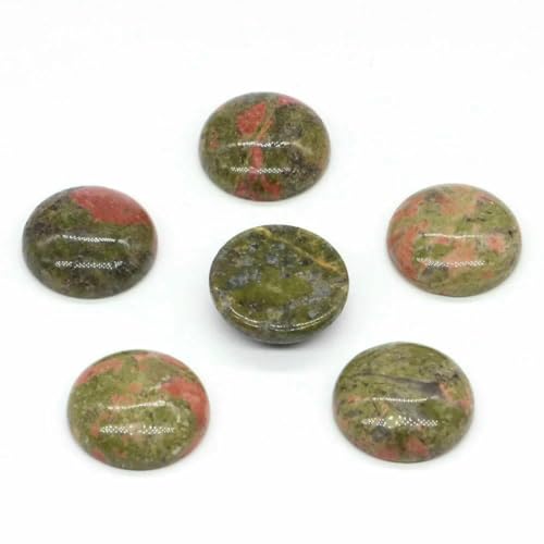 5 Stück/Los Natursteine Cabochon Runde Perlen 6 8 10 12 14 18 20 25 mm Edelsteine Kristalle Cab Cameo DIY Schmuck Ringe Halskette Ohrringe-Unakit-20 mm 5 Stück/Los Natursteine Cabochon Runde Perlen 6 8 10 12 14 18 20 25 mm Edelsteine Kristalle Cab Cameo DIY Schmuck Ringe Halskette Ohrringe-Unakit-20 mm von BSGUZ