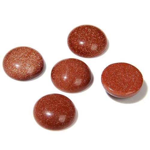 5 Stück Naturstein-Cabochon-Perlen, 4–14,0 mm, Achat, Jade, Jaspis, Kamee, flache Rückseite, Perle zur Schmuckherstellung, Ringe, Ohrringe, Halsketten, DIY-Nr. 11, Sands 5 Stück Naturstein-Cabochon-Perlen, 4–14,0 mm, Achat, Jade, Jaspis, Kamee, flache Rückseite, Perle zur Schmuckherstellung, Ringe, Ohrringe, Halsketten, DIY-Nr. 11, Sands von BSGUZ