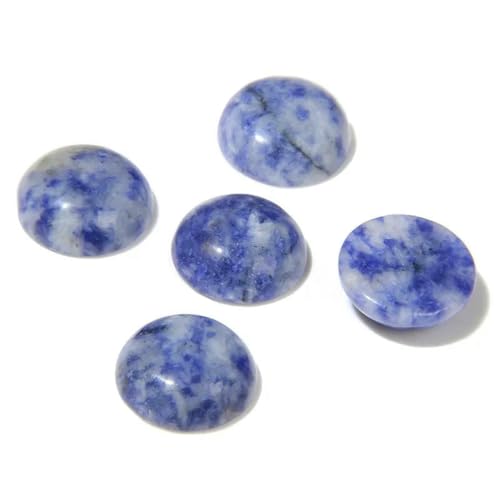 5 Stück Naturstein-Cabochon-Perlen, 4–14,0 mm, Achat, Jade, Jaspis, Kamee, flache Rückseite, Perle zur Schmuckherstellung, Ringe, Ohrringe, Halsketten, DIY-Nr. 17 Sodali 5 Stück Naturstein-Cabochon-Perlen, 4–14,0 mm, Achat, Jade, Jaspis, Kamee, flache Rückseite, Perle zur Schmuckherstellung, Ringe, Ohrringe, Halsketten, DIY-Nr. 17 Sodali von BSGUZ