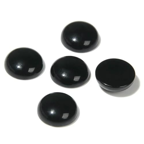 5 Stück Naturstein-Cabochon-Perlen, 4–14,0 mm, Achat, Jade, Jaspis, Kamee, flache Rückseite, Perle zur Schmuckherstellung, Ringe, Ohrringe, Halsketten, DIY-Nr. 18, Schwa 5 Stück Naturstein-Cabochon-Perlen, 4–14,0 mm, Achat, Jade, Jaspis, Kamee, flache Rückseite, Perle zur Schmuckherstellung, Ringe, Ohrringe, Halsketten, DIY-Nr. 18, Schwa von BSGUZ