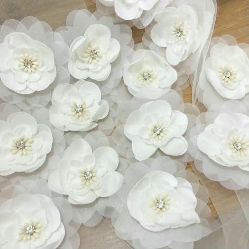 5 Stück weiße bestickte Blumen-Applikation zum Aufnähen, Reparatur für Hochzeit, DIY-Basteln, Stil 4 5 Stück weiße bestickte Blumen-Applikation zum Aufnähen, Reparatur für Hochzeit, DIY-Basteln, Stil 4 von BSGUZ