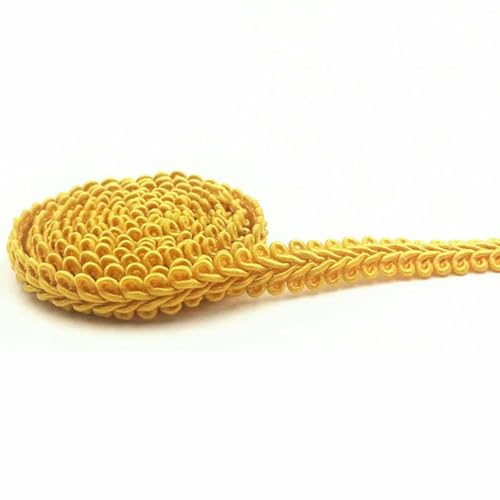5 Yards 8 mm geflochtenes Spitzenband, handgefertigt, Bastelband, Material zum Nähen von Kleidung, Kantenverzierungen, DIY-Nadelarbeitszubehör, 8–8 mm, 5 Meter von BSGUZ
