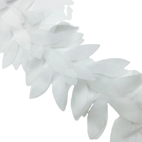 5 Yds 3D Chiffon Blume Spitze appliziert Handarbeit Nähen Borten für Kleid Dekoration 8-10cm-5yard 5 Yds 3D Chiffon Blume Spitze appliziert Handarbeit Nähen Borten für Kleid Dekoration 8-10cm-5yard von BSGUZ