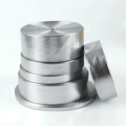 5 m, 5–50 mm, synthetisches PU-Lederband, Gold/Silber, für Taschengurte, Kleidung, Dekoration, Seil, Halskette, Kordel, DIY-Bastelmaterial, Metall/Silber, 25 mm 5 m, 5–50 mm, synthetisches PU-Lederband, Gold/Silber, für Taschengurte, Kleidung, Dekoration, Seil, Halskette, Kordel, DIY-Bastelmaterial, Metall/Silber, 25 mm von BSGUZ