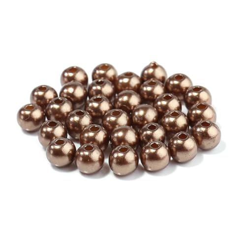 50–1000 Stück/Los ABS-Imitationsperlen, farbige runde Acryl-Abstandshalterperlen für die Schmuckherstellung, DIY-Charm-Armband-Ohrringe, Dunkelbraun, 12 mm, 50 Stück 50–1000 Stück/Los ABS-Imitationsperlen, farbige runde Acryl-Abstandshalterperlen für die Schmuckherstellung, DIY-Charm-Armband-Ohrringe, Dunkelbraun, 12 mm, 50 Stück von BSGUZ