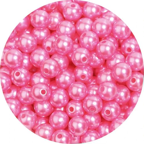 50–1000 Stück/Los ABS-Imitationsperlen, farbige runde Acryl-Abstandshalterperlen für die Schmuckherstellung, DIY-Charm-Armband-Ohrringe, Dunkelrosa, 4,0 mm, 1000 Stück 50–1000 Stück/Los ABS-Imitationsperlen, farbige runde Acryl-Abstandshalterperlen für die Schmuckherstellung, DIY-Charm-Armband-Ohrringe, Dunkelrosa, 4,0 mm, 1000 Stück von BSGUZ