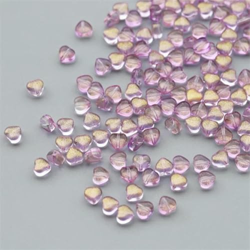 50 Stück/Los, 8 mm, mattierte Sternperlen mit Farbverlauf, lose tschechische Glasperlen zur Schmuckherstellung, handgefertigtes DIY-Zubehör, 30–8 mm (50 Stück) von BSGUZ