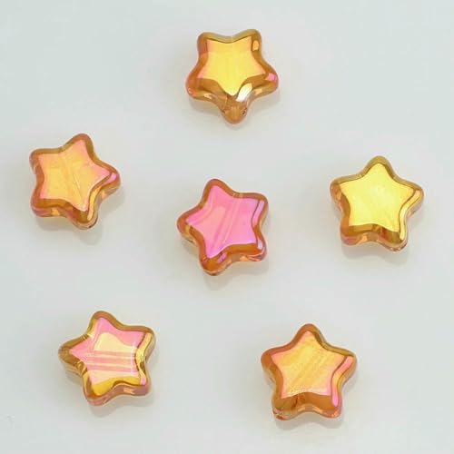 50 Stück/Lot Kristallstern-Anhänger 8 mm facettierte Glasperlen, handgefertigt für Schmuckherstellung, Zubehör-AD24 50 Stück/Lot Kristallstern-Anhänger 8 mm facettierte Glasperlen, handgefertigt für Schmuckherstellung, Zubehör-AD24 von BSGUZ
