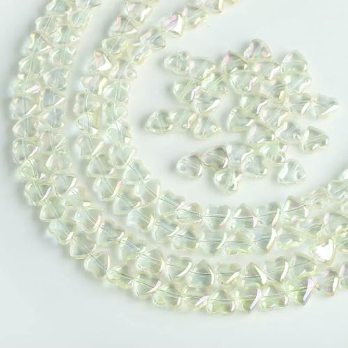50 Stück Kristall-Herzanhänger, 8 mm, facettierte Glasperlen, handgefertigt für Schmuck, DIY-Zubehör, CD26 50 Stück Kristall-Herzanhänger, 8 mm, facettierte Glasperlen, handgefertigt für Schmuck, DIY-Zubehör, CD26 von BSGUZ