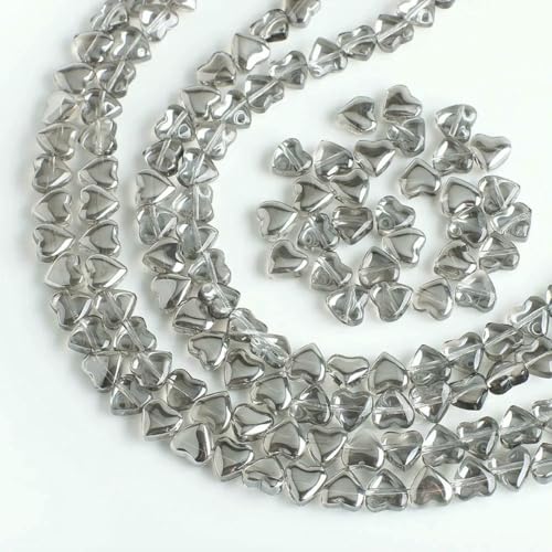 50 Stück Kristall Liebe Herz Anhänger 8mm facettierte Glas lose Perlen handgefertigt für Schmuck DIY Herstellung Zubehör-GD04 50 Stück Kristall Liebe Herz Anhänger 8mm facettierte Glas lose Perlen handgefertigt für Schmuck DIY Herstellung Zubehör-GD04 von BSGUZ