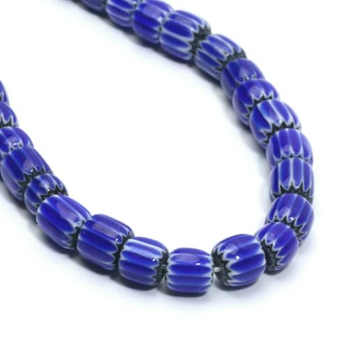6/8 mm Kürbisform Lampwork-Perlen, zylinderförmige glasierte Glasperlen für die Herstellung von DIY-Schmuck, Halsketten, Armbändern, handgefertigten Accessoires, 4–8 mm, 56 Stück 6/8 mm Kürbisform Lampwork-Perlen, zylinderförmige glasierte Glasperlen für die Herstellung von DIY-Schmuck, Halsketten, Armbändern, handgefertigten Accessoires, 4–8 mm, 56 Stück von BSGUZ