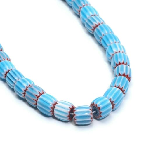 6/8 mm Kürbisform Lampwork-Perlen, zylinderförmige glasierte Glasperlen für die Herstellung von DIY-Schmuck, Halsketten, Armbändern, handgefertigten Accessoires, 5–8 mm, 56 Stück 6/8 mm Kürbisform Lampwork-Perlen, zylinderförmige glasierte Glasperlen für die Herstellung von DIY-Schmuck, Halsketten, Armbändern, handgefertigten Accessoires, 5–8 mm, 56 Stück von BSGUZ