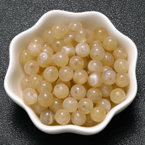 6–18 mm Farbverlauf-Acrylperlen, rund, Katzenauge, lose Abstandsperlen für die Schmuckherstellung, DIY, handgefertigtes Armband, Halskettenzubehör, 25–12 mm (30 Stück) von BSGUZ