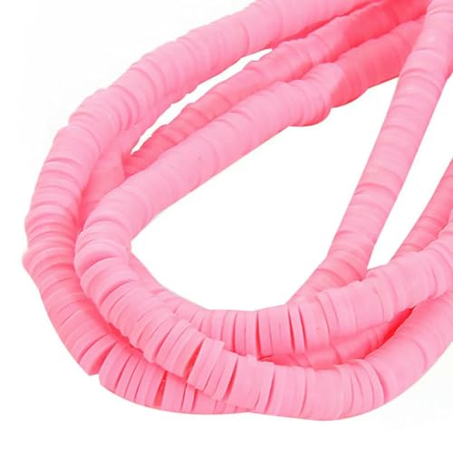 6 mm, 350 Stück, handgefertigt, flach, rund, Polymer-Ton-Perlen, Chip-Scheibe, lose Abstandsperlen für DIY-Schmuckherstellung, Armbänder, gemischte Farben, Rosa, 6 mm 6 mm, 350 Stück, handgefertigt, flach, rund, Polymer-Ton-Perlen, Chip-Scheibe, lose Abstandsperlen für DIY-Schmuckherstellung, Armbänder, gemischte Farben, Rosa, 6 mm von BSGUZ