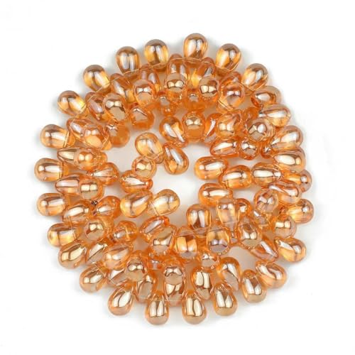 6 mm, 90 Stück, Wassertropfenform, Kristallglas, AB-farbig plattiert, lose Perlen zum Selbermachen, für Bettelarmbänder, Halsketten, Schmuckzubehör – Wassertropfenform – 4 6 mm, 90 Stück, Wassertropfenform, Kristallglas, AB-farbig plattiert, lose Perlen zum Selbermachen, für Bettelarmbänder, Halsketten, Schmuckzubehör – Wassertropfenform – 4 von BSGUZ