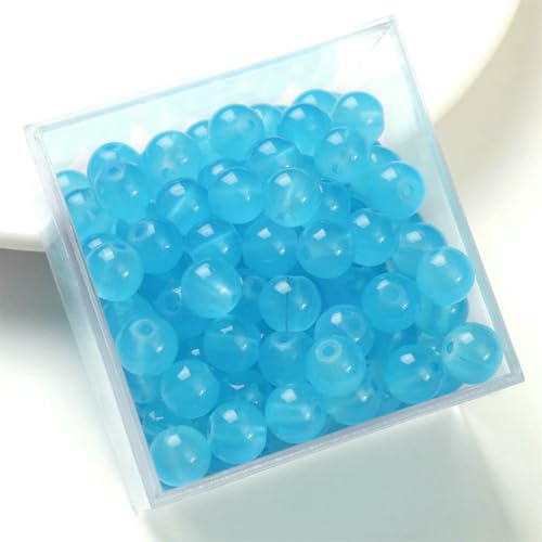 6 mm 8 mm runde, undurchsichtige Glasperlen, lose Abstandshalter, Schmuckherstellung, Armband, Halskette, Ohrringe, Basteln, Großpackung, 50 Stück, DBL-6MM 6 mm 8 mm runde, undurchsichtige Glasperlen, lose Abstandshalter, Schmuckherstellung, Armband, Halskette, Ohrringe, Basteln, Großpackung, 50 Stück, DBL-6MM von BSGUZ