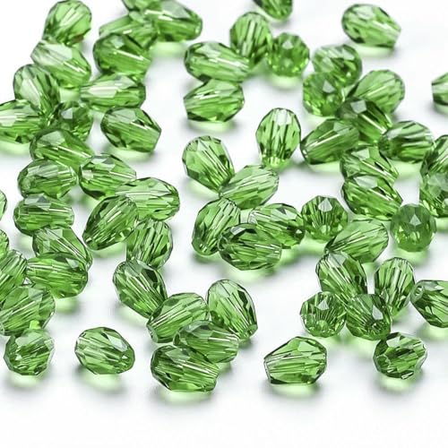 6 x 8 mm, facettierte Glasperlen in Tropfenform, AB-Farbe, Wassertropfen-Kristall, lose Abstandsperlen für die Schmuckherstellung, DIY-Armband-ZKSD001-027-6 x 8 mm, 65–70 Stück 6 x 8 mm, facettierte Glasperlen in Tropfenform, AB-Farbe, Wassertropfen-Kristall, lose Abstandsperlen für die Schmuckherstellung, DIY-Armband-ZKSD001-027-6 x 8 mm, 65–70 Stück von BSGUZ